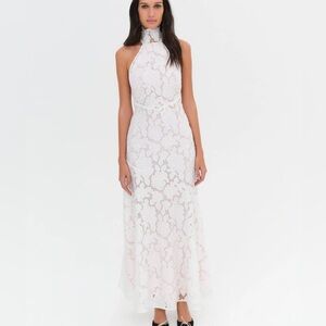 For Love And Lemons Astoria Lace Maxi Dress